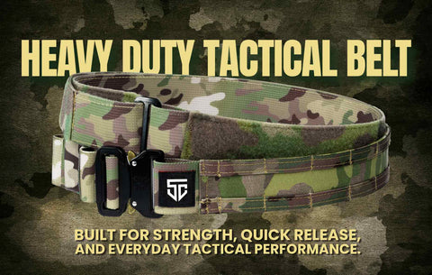Heavy Duty Tactical Belt – Built for strength, quick release, and everyday tactical performance