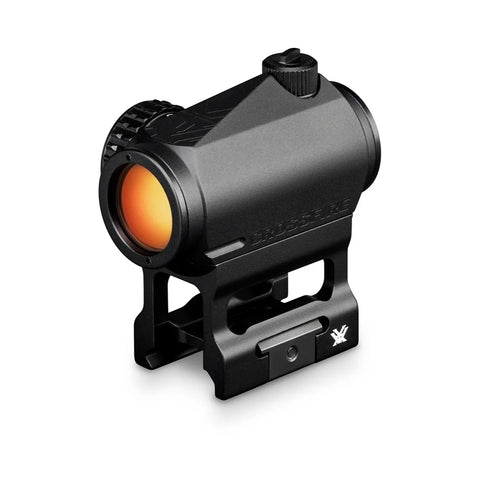 Side profile of Vortex Crossfire Red Dot with multi-height mount system