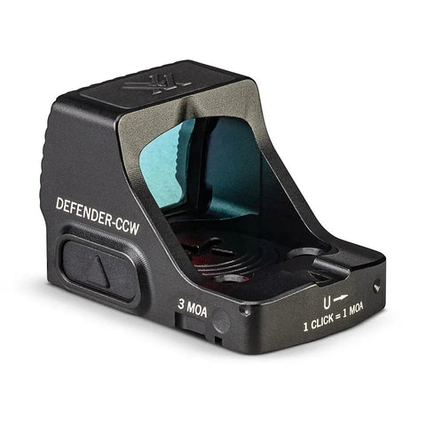 Vortex Defender-CCW Micro Red Dot with 3 MOA reticle – slim everyday carry optic