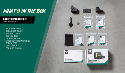 Vortex Optics Defender-ST Micro Red Dot