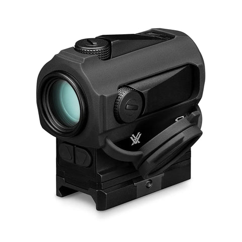 Black tactical sight on a white background