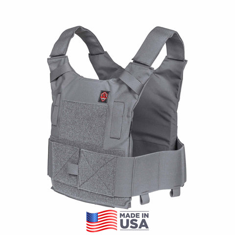 Husky Low Profile Plate Carrier Vest (Wolf Gray)