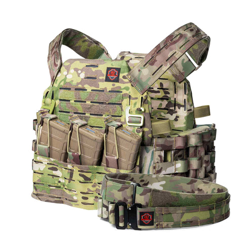 Tactical Ultimate Bundle Package Multicam (Plate Carrier, Mag Pouch & Belt)