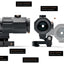 Illustration showing the characteristics of an EOTECH magnifier.