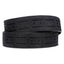 Black tactical belt with pattern on a white background