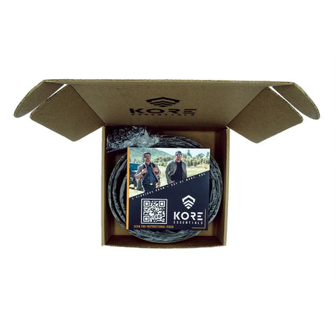 Kore product packaging with a cardboard box on a white background