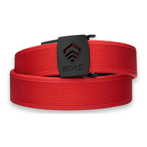 C1 Buckle Red Competition Shooting Belt Kit – 1.5-inch micro-adjustable belt for USPSA, IPSC, and tactical performance