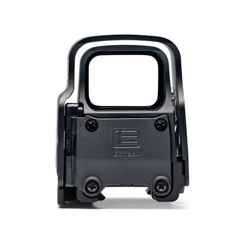 Black tactical rail mount on a white background