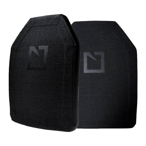 Hesco 4403MC Level IV SAPI Cut Multi-Curve Armor Plate – advanced ceramic composite ballistic plate for full-size rifle protection, NIJ Level IV certified.