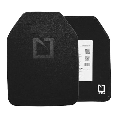 Hesco M210 SAPI Cut Special Threat Plate – lightweight multi-curve ballistic armor for advanced rifle protection, NIJ certified, designed for military and law enforcement use.