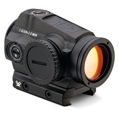 Daylight bright 2 MOA red dot reticle view through SPARC Solar sight
