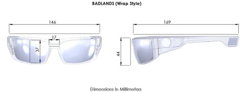 Badlands Wrap Neo-Lock Polarized Sunglasses