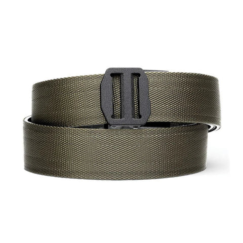 X7 Buckle Ranger Green Tactical Gun Belt – 1.5-inch heavy-duty belt designed for secure firearm carry and tactical applications.