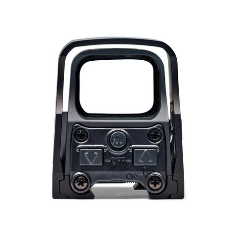 Black tactical sight on a white background