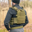 Plate carrier package od green lifestyle back view