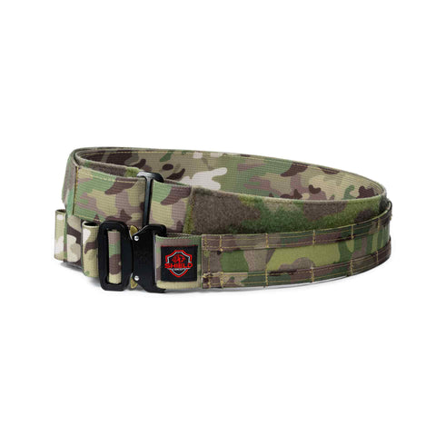 Tactical belt multicolor front view