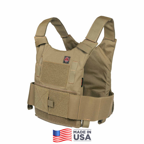 Husky Low Profile Plate Carrier Vest (Coyote Brown)