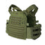 Plate carrier od green back view
